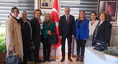 CHP Kadın Kollarından Başkan Topaloğlu’na ziyaret