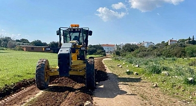 Didim’de Yol Yapım Çalışmaları Sürüyor