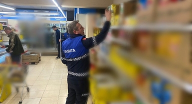 Efes Selçuk’ta Zincir Marketlere Zabıta Denetimi