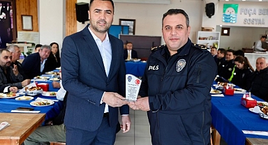 Foça Eski Emniyet Müdürünü Yeni Görev Yerine Uğurladı