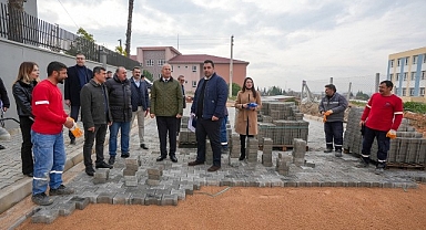 Gaziemir’in yollarında yoğun çalışma