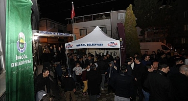 İnegöl Belediyesi’nden 2 Camide Kandil İkramı