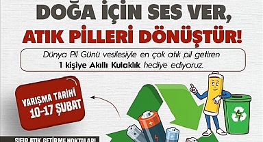 İnegöl Belediyesi’nden Ödüllü Atık Pil Toplama Kampanyası