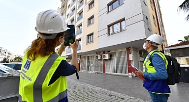 İzmir’de Bornova ve Bayraklı’da binaların üç boyutlu analizleri yapıldı