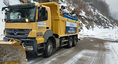 Kartepe Kayak Merkezi'nde hafta sonu yoğunluğu
