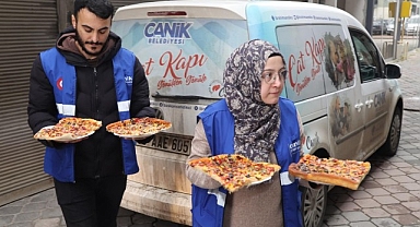 Kartopu Oynayan Çocuklara Canik Belediyesi'nden Sürpriz