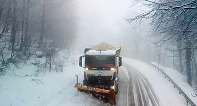 Kocaeli'de gece gündüz yollar açık