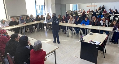 KOMEK kursiyerlerine afet bilinci eğitimi