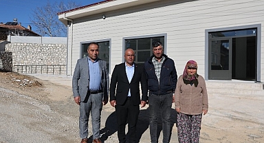 Korkuteli Dereköy'de çok amaçlı salon tamamlandı