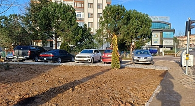 Kuruçeşme'de otopark alanı yenilendi