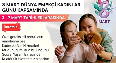 Milas Belediyesi’nden Emekçi Kadınlar Günü’ne Özel Kuaförlük Hizmeti