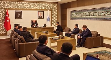 Özbekistanlı Heyetten Başkan Pekyatırmacı'ya Ziyaret