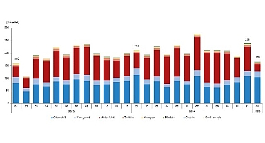Tüik: Ocak ayında 165 bin 734 adet taşıtın trafiğe kaydı yapıldı