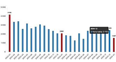 Tüik: Türkiye genelinde Ocak ayında 112 bin 173 konut satıldı