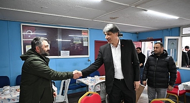 Başkan Kocaman ağasar derneğini ziyaret etti