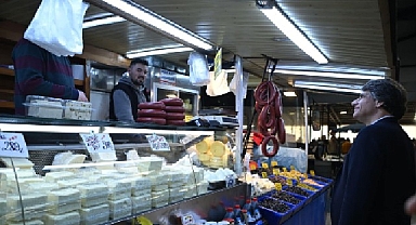 Başkan kocaman'dan pazar ziyareti