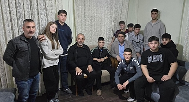 Başkan Kocaman Efe Kartal Öztay'ı ziyaret etti