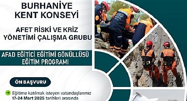 Burhaniye Kent Konseyi’nden AFAD Eğitici Eğitimi Gönüllüsü Programı