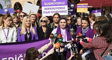 Bursalı kadınlardan 8 Mart yürüyüşü