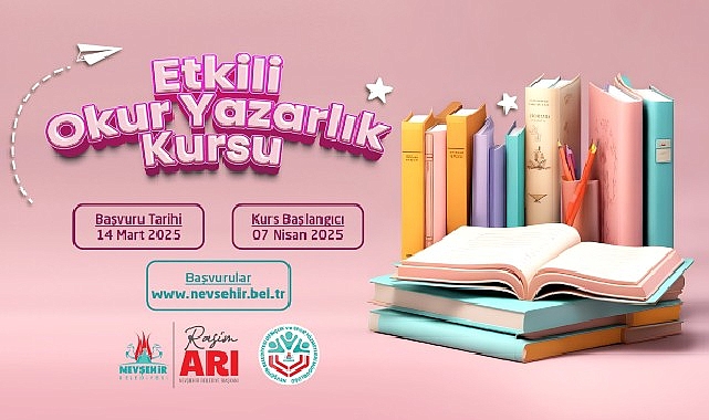 Etkili Okur Yazarlık Kursu 7 Nisan'da Başlıyor
