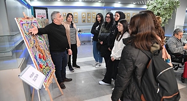 “Fırça İzleri” Karma Resim Sergisi Sanatseverlerle Buluştu