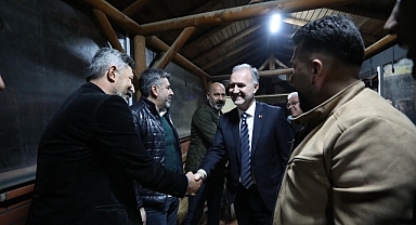 Hafız Halil İbrahim Baş yeniceköy mahallesi cemaatiyle buluştu