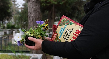 İnegöl Belediyesi’nden Ramazan Bayramı Arifesinde Mezarlıklarda Çiçekli Hediye