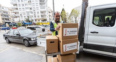 Karşıyaka Belediyesi’nden ihtiyaç sahiplerine Ramazan kolisi