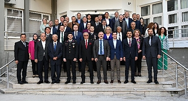 Kemer'de bayramlaşma programı düzenlendi