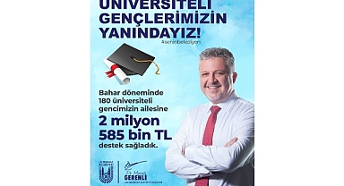 Lüleburgaz Belediyesi’nden 2 milyon 585 bin TL'lik üniversiteli desteği