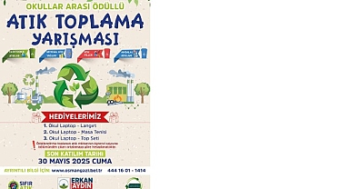 Okullar Arası Ödüllü Atık Toplama Yarışması başladı