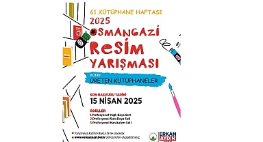 Osmangazi Belediyesi’nden ‘Üreten Kütüphaneler’ konulu resim yarışması
