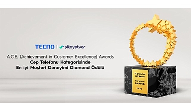 TECNO, A.C.E. Awards’ta İkinci Kez Diamond Ödülü Kazandı!