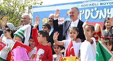 23 Nisan coşkusu Gebze'den başladı