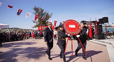 Atatürk'ün Ayvalık'a gelişinin 91'inci Yıl Dönümü kutlandı