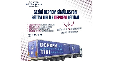 Aydın Büyükşehir Belediyesi’nden Deprem Simülatörü