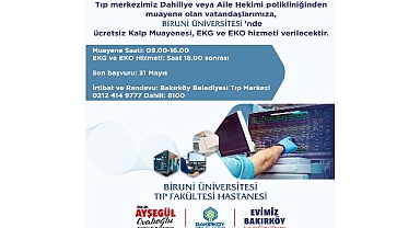 Bakırköy Belediyesinden Ücretsiz Kalp Sağlığı Taraması