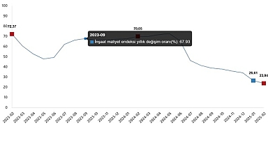 İnşaat Maliyet Endeksi, Şubat 2025