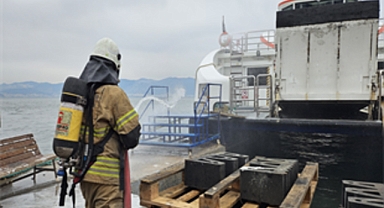 İZDENİZ’den yangın tatbikatı