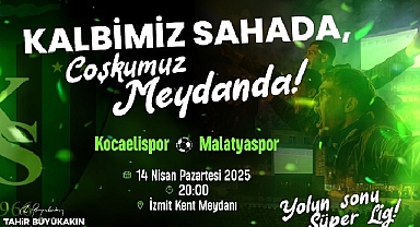 Kalbimiz sahada, coşkumuz meydanda