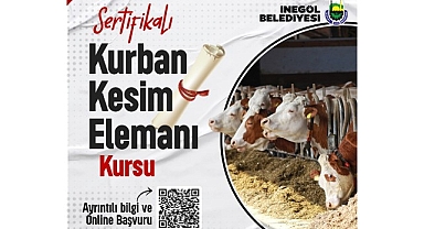 Kurban kesim kursu kayıtları başladı