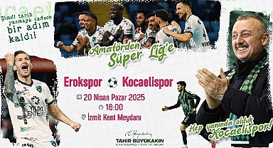 Şampiyonluk aşkına İzmit Kent Meydanı'na