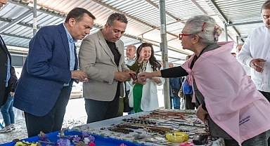 Yenişehir Belediyesi yenilenen üretici kadın pazarını açtı
