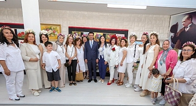 Bayraklı’da üreten kadınlar el sanatlarını sergiledi