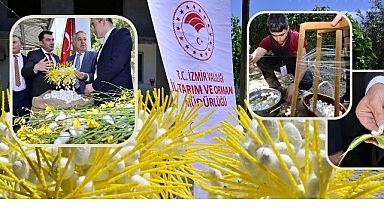Beydağ’da Kozalar İpek Açtı
