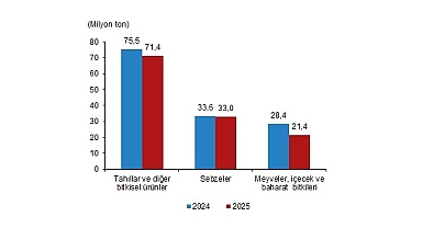 Bitkisel Üretim 1.Tahmini, 2025