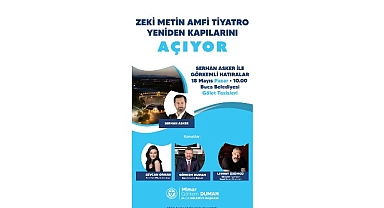Buca’nın en büyük sahnesi Serhan Asker ile Görkemli Hatıralar’da açılıyor
