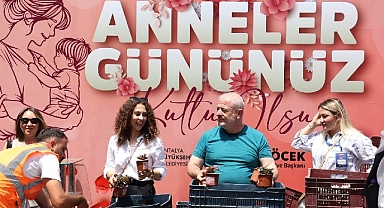 Büyükşehir'den 'Annelere' 25 bin çiçek