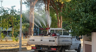 Gaziemir’de sivrisineklere karşı ilaçlama çalışmaları hız kazandı