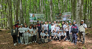 Gölcüklü minik ellerden anlamlı farkındalık 'Ormanlar Benim'